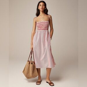 J.Crew Paloma dress in striped cotton poplin. XS. Brand new with tags attached